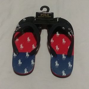 Toddler thong Polo flip flops